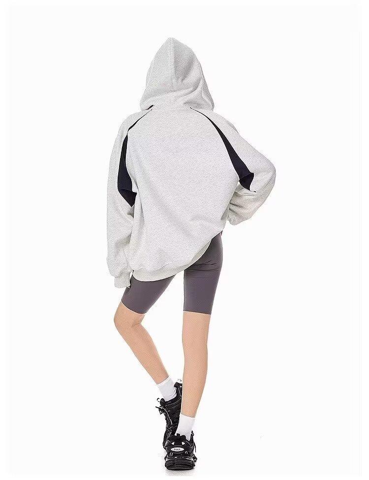 A new loose hooded sweatshirt for women, a cardigan and a versatile casual jacket
