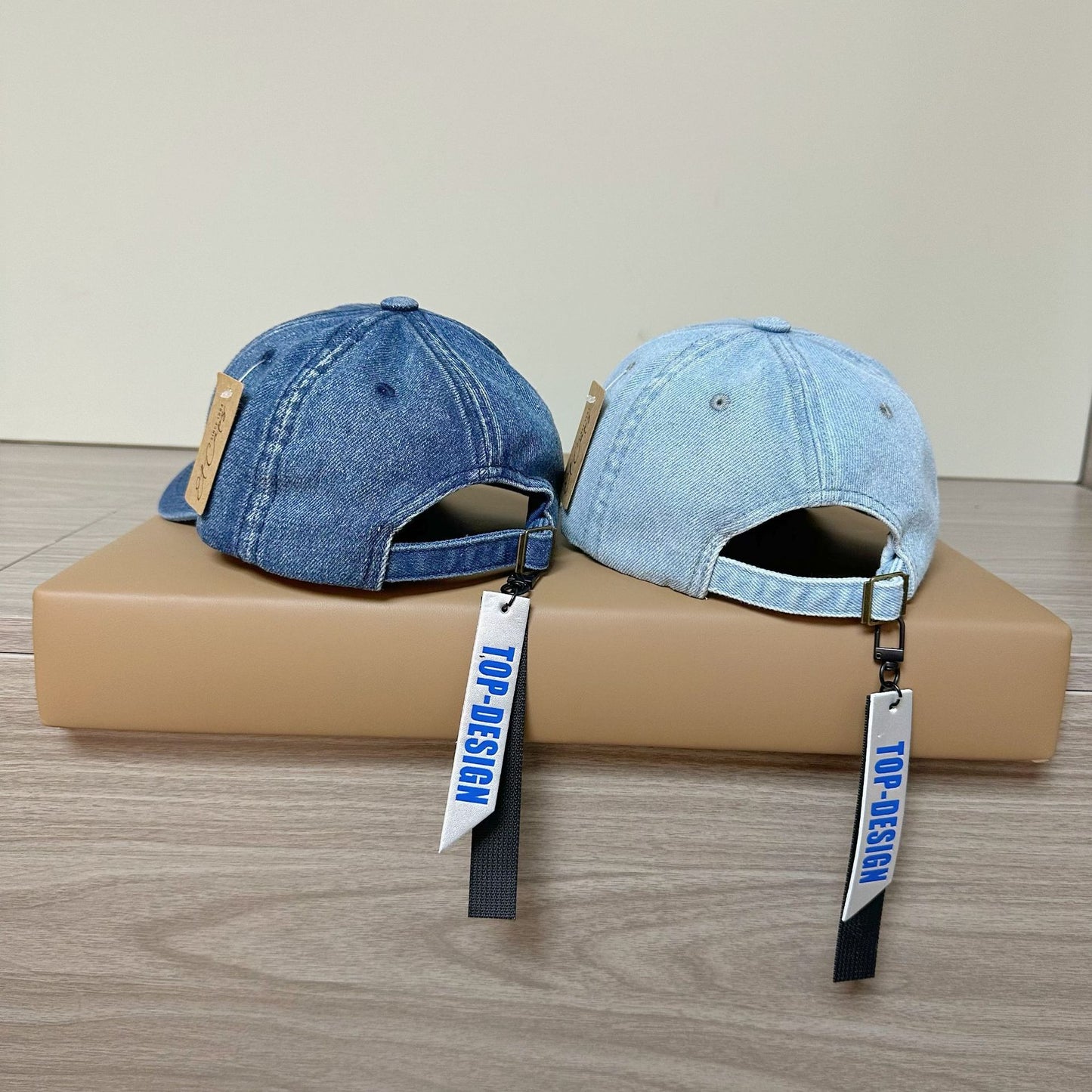 Spring and autumn new solid color denim cap