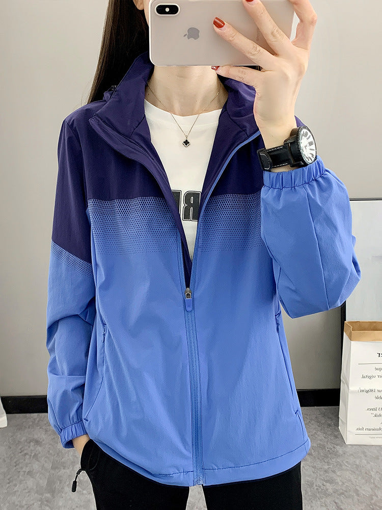 Hat detachable windproof waterproof jacket
